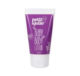 PETIT AND JOLIE 100% natūralus minkštinantis kūno losjonas kūdikiams su abrikosų kvapu 150 ml