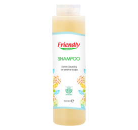 Friendly Organic šampūnas jautriai galvos odai, 500 ml