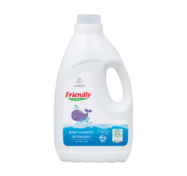 Friendly Organic levandų kvapo skalbimo gelis kūdikių drabužiams 2000 ml