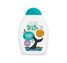 GOOD BUBBLE ašarų nesukelianti vaikų vonios putos su šviežio lotoso žiedų kvapu ir jūros mineralais, 400 ml