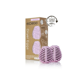 ECOEGG pavasario gėlių kvapo džiovinimo kiaušiniai skalbinių džiovintuvams, skirti skalbiniams suminkštinti ir kvapinti, 2 vienetai pakuotėje