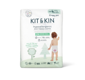 KIT ir KIN hipoalerginės, be latekso ir chloro, labai minkštos ir elastingos kelnaitės-sauskelnės, 4 dydžio, t.y. 9-13 kg, 22 vnt.