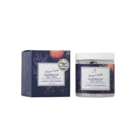 MAGRADA odą stimuliuojantis levandų kūno šveitiklis su greipfrutų eteriniu aliejumi, 250 ml