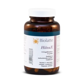 BIOLATTE Hiivax virškinimą palaikančios kapsulės, 110 vnt.