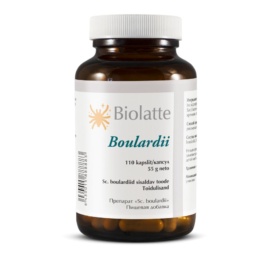 Biolatte Boulardii kapsulės kūno stiprinimui ir gleivinės palaikymui, 110 vnt.