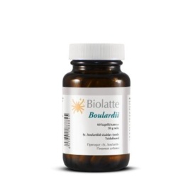 Biolatte Boulardii kapsulės, skirtos stiprinti organizmą ir palaikyti gleivines, 60 vnt.