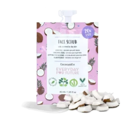 EVERYDAY FOR FUTURE Cococuddle raminantis ir minkštinantis veido šveitiklis su ryžių milteliais ir kokosų aliejumi, 40 ml