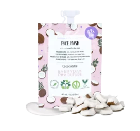 EVERYDAY FOR FUTURE Cococuddle odą minkštinanti ir drėkinanti veido kaukė labai sausai odai su saulėgrąžų, ricinos ir kokosų aliejais, 40 ml