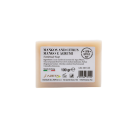 AZETABIO ekologiškas maitinančio aliejaus muilas kūdikiams su mango ir citrusų kvapu, 100 g