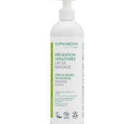 ALPHANOVA SANTE ekologiškas intensyvus kremas nuo strijų su alaviju ir baobabo vaisių ekstraktu, 400 ml