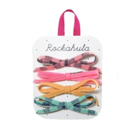 Rockahula Kids Happy Days kaspinėlių plaukų segtukai, 4 vnt.