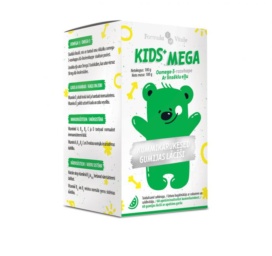 FORMULA VITALE Kids+ MEGA Omega 3 guminukai su apelsinų skoniu, 60 vnt