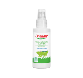 Friendly Organic kvapnių medžiagų neturintis žaislų ir vaikų kambarių valiklis su alaviju, 100 ml