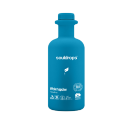 SOULDROPS biologiškai skaidus audinių minkštiklis su gaiviu kvapu RAINDROP, 1000 ml