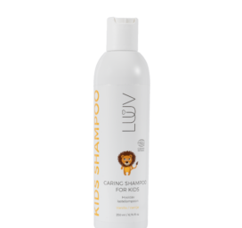 LUUV vanilės kvapo natūralus ir akių nedirginantis šampūnas vaikams, 200 ml