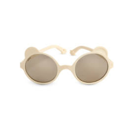 KIETLA be varžtų ir 100% nesulaužomas rėmas, aukštos UV-A ir UV-B apsaugos, poliarizuoti „Baby Bear“ saulės akiniai vaikams nuo 1 iki 2 metų, spalva KREMAS