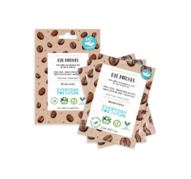 EVERYDAY FOR FUTURE odą atgaivinantys ir nuo senėjimo apsaugantys paakių kaukės pleistrai su kavos ekstraktu ir hialurono rūgštimi, 6 vienetai pakuotėje