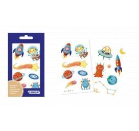 NAMAKI vaikams skirti odai draugiški tatuiruotės, KOSMOSAS