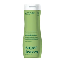 Attitude Super Leaves sausų ir pažeistų plaukų atstatomasis šampūnas, 473 ml