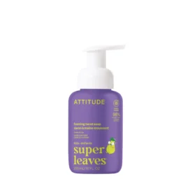 ATTITUDE vanilės ir kriaušių aromato putojantis muilas vaikams, 295 ml