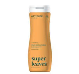 Attitude Super Leaves apimties suteikiantis šampūnas ploniems plaukams, 473 ml