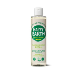 HAPPY EARTH 100% natūralus bekvapis dezodorantas, papildymo pakuotė 300ml