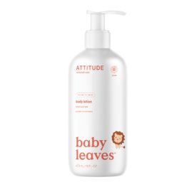 ATTITUDE Baby Leaves kriaušių nektaro kvapo kūno losjonas kūdikiams, 473 ml