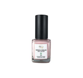 BORN TO BIO 85% natūralus didelės pigmentacijos nagų lakas, atspalvis NUDE ROSE 7,5mL