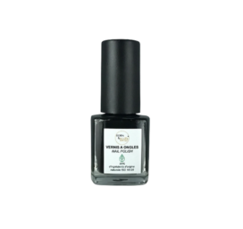 BORN TO BIO 85% natūralus aukštos pigmentacijos nagų lakas, atspalvis NOIR 7,5 ml
