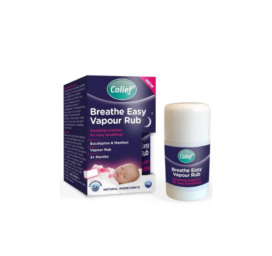COLIEF Breathe Easy Vapour su eukaliptų raminančiu kremu nuo peršalimo, 30 g