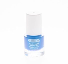 NAMAKI vandens pagrindo nulupamas nagų lakas vaikams, atspalvis ELEKTRINĖ MĖLYNA, 7.5 ml