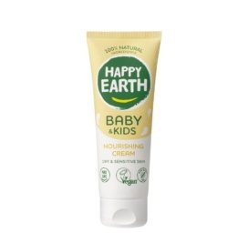 HAPPY EARTH 100% natūralus maitinantis ir apsauginis kremas kūdikiams ir vaikams, 75ml