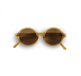 KIETLA Woam madingi saulės akiniai su UVA ir UVB apsauga vaikams nuo 6 iki 16 metų, spalva RUDA