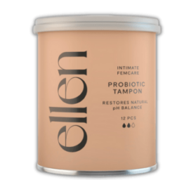 ELLEN probiotiniai tamponai Medium, 12 vnt.