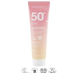 ALPHANOVA DAILY SUN SPF50 veekindel päikesekaitsekreem vaarikaseemne ja jojobaõliga monoi lõhnaga, 150 ML