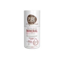 PURE BEGINNINGS MINERAL natūralus mineralinis dezodorantas Rožės ir pelargonijų, 75 ml