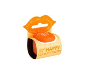 BEAUTY MADE EASY drėkinamasis lūpų balzamas ŠALTALANKIS, 6,8 g