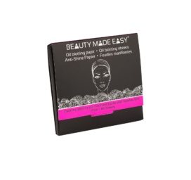 BEAUTY MADE EASY ROOSA õliga imavad näopaberid, 80 TK