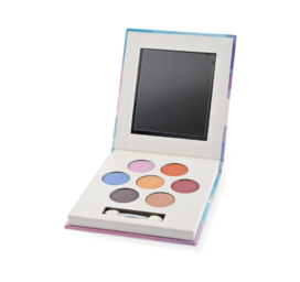 NAMAKI 100% natūralių vaikų akių šešėlių paletė Pelėda, 7 spalvų dėžutėje