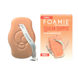 FOAMIE kietasis šampūnas su skvalanu garbanotiems plaukams, 80 g