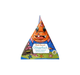 LÜTTES WELT putojantys rožiniai vonios milteliai su jūros druska, 70 g