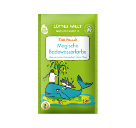 LÜTTES WELT vonios kristalai su jūros druska, keičiantys vandens spalvą, 90 g