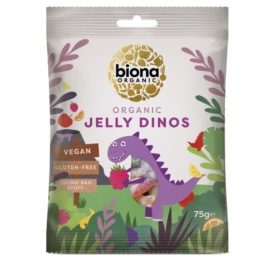 BIONA ekologiški guminukai DINOZAURAI, 75 g