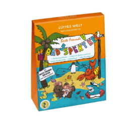 LÜTTES WELT putojančių ir spalvą keičiančių vonios priedų dovanų rinkinys su jūros druska, 4 produktai, GERIAUSI DRAUGAI