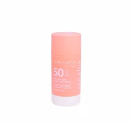 ALPHANOVA Daily Sun SPF50 veekindel päikesekaitsepulk näole mango võiga, vaarikaseemneõliga ja E-vitamiiniga, 17 ML