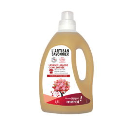 GRAVIER Artisan Savonnier natūralus skalbinių gelis su bijūnų ir vyšnių kvapu, 1500 ML