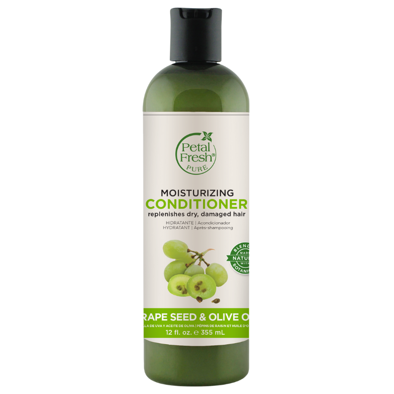 PETAL FRESH kondicionierius su vynuogių sėklų aliejumi sausiems ir apdorotiems plaukams, 355 ml