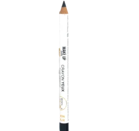 "BORN TO BIO" sertifikuotas ekologiškas akių pieštukas su jojobos aliejumi, JUODAS