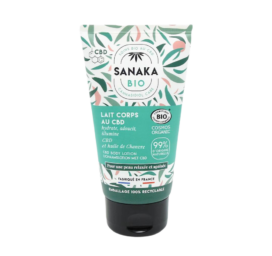 SANAKA ekologiškas minkštinantis kūno losjonas su alaviju, CBD ir kanapių aliejumi, 150 ml