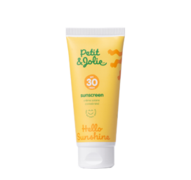 PETIT and JOLIE mineralinė apsaugos nuo saulės priemonė kūdikiams ir vaikams SPF30, be kvapiųjų medžiagų, 100 ml